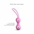 Love to Love Joia - duo de bile vaginale din silicon (roz)