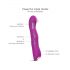 Vibrator pentru punctul G cu pulsuri și acumulator, Love to Love Swap (mov) 