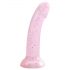 Dildolls Starlight - dildo cu ventuză și stele (roz) 