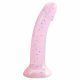 Dildolls Starlight - dildo cu ventuză și stele (roz) 