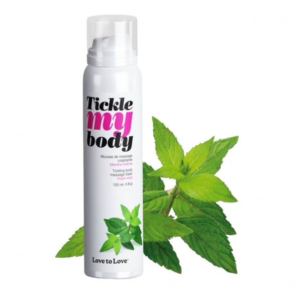 Mousse de masaj Tickle my body - mentă (150ml) 