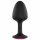 Dorcel Geisha Plug Ruby M - dop anal cu piatră roz (negru)