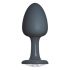 Dorcel Geisha Plug Diamond L - dildo anal cu piatră albă (negru) 