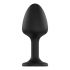 Dorcel Geisha Plug Diamond XL - dildo anal cu diamant alb (negru) 