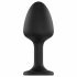 Dorcel Geisha Plug Diamond XL - dildo anal cu diamant alb (negru) 