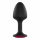 Dorcel Geisha Plug Ruby XL - dildo anal cu piatră roz (negru) 