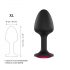 Dorcel Geisha Plug Ruby XL - dop anal cu piatră roz (negru)