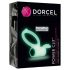 Dorcel - inel vibrator fosforescent (alb)