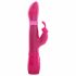 Vibrator cu stimulator clitoridian Dorcel Furious Rabbit (roz) 