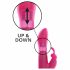 Vibrator cu stimulator clitoridian Dorcel Furious Rabbit (roz) 