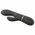 Vibrator Dorcel Glam Rabbit cu acumulator și stimulator clitoridian (negru) 