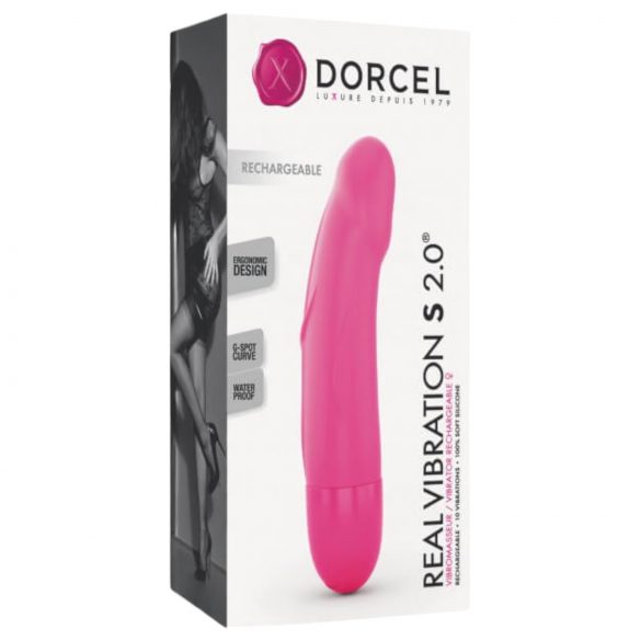 Dorcel Real Vibration S 2.0 - vibrator reîncărcabil (roz) 