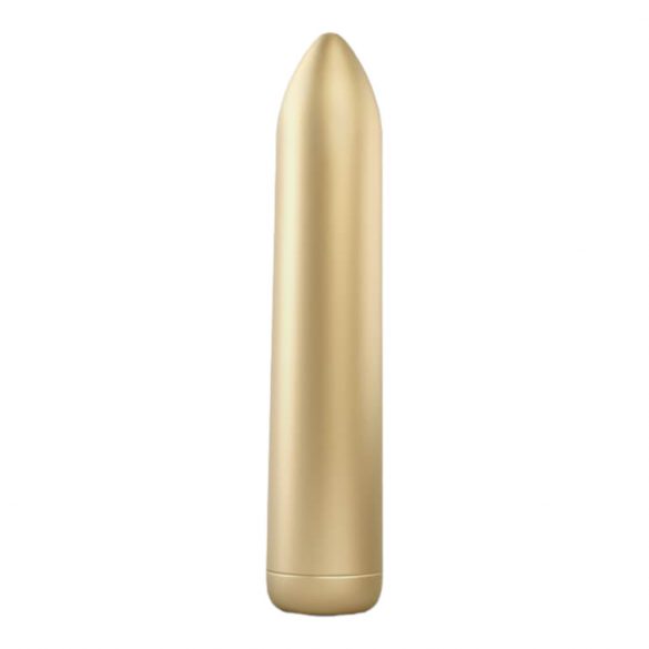 Vibrator tip băț cu acumulator Dorcel Rocket - auriu 