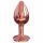 Plug anal Diamond Dorcel S - aluminiu - mic (aur roz)