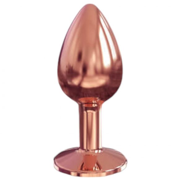 Plug anal Diamond Dorcel S - aluminiu - mic (aur roz)