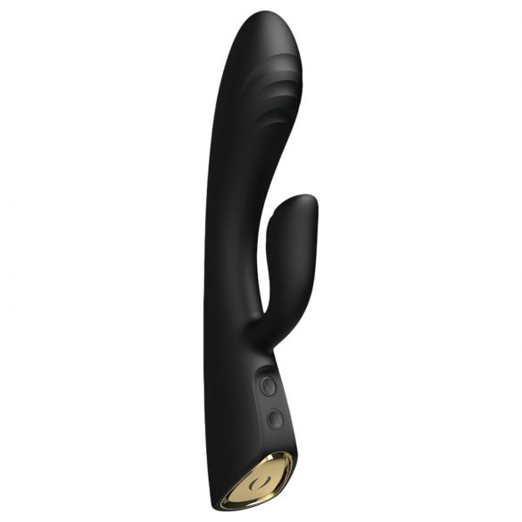 Dorcel Flexi Rabbit - vibrator încălzitor pentru clitoris (negru) 