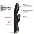 Dorcel Flexi Rabbit - vibrator încălzitor pentru clitoris (negru) 