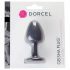 Dorcel Geisha Plug M - dildo anal cu bile (negru) 