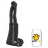 Dildo penis de taur - 25cm (negru) 