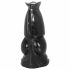 Dildo penis de lup - 21cm (negru) 