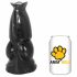 Dildo penis de lup - 21cm (negru) 