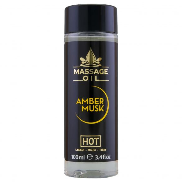 Ulei de masaj pentru îngrijirea pielii HOT - ambră și mosc (100ml) 