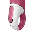 Satisfyer Petting Hippo - vibrator reîncărcabil și rezistent la apă (magenta) 