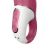 Satisfyer Petting Hippo - vibrator reîncărcabil și rezistent la apă (magenta)