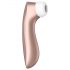 Satisfyer Pro 2+ - vibrator cu stimulare clitoridiană cu acumulator (maro)