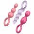 Satisfyer Booty Call - set dildo anal - colorat (3 piese) 