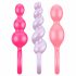 Satisfyer Booty Call - set dildo anal - colorat (3 piese) 