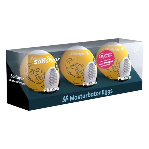 Satisfyer Egg Fierce - set ouă masturbare (3 buc) 