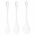 Satisfyer Yoni Power 1 - set bile vaginale - alb (3 piese) 