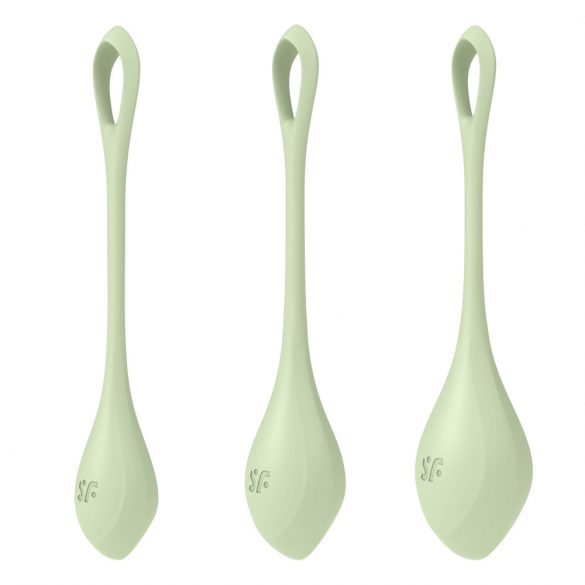 Satisfyer Yoni Power 2 - set bile vaginale - verde (3 piese) 