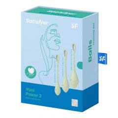   Satisfyer Yoni Power 2 - set de bile vaginale - verde (3 piese)