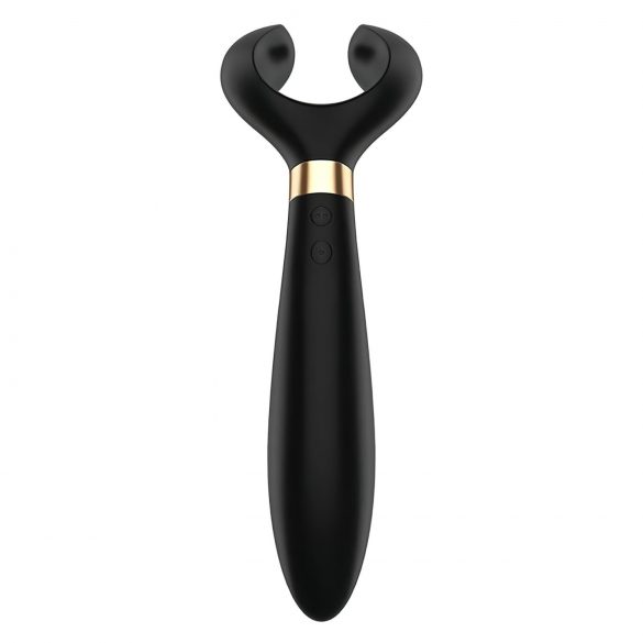 Satisfyer Endless Fun - vibrator reîncărcabil, rezistent la apă pentru cupluri (negru)