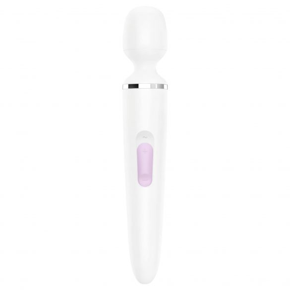 Satisfyer Wand-er Woman - vibrator masaj rezistent la apă (alb) 