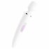 Satisfyer Wand-er Woman - vibrator masaj rezistent la apă (alb) 