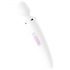 Satisfyer Wand-er Woman - vibrator de masaj impermeabil (alb)