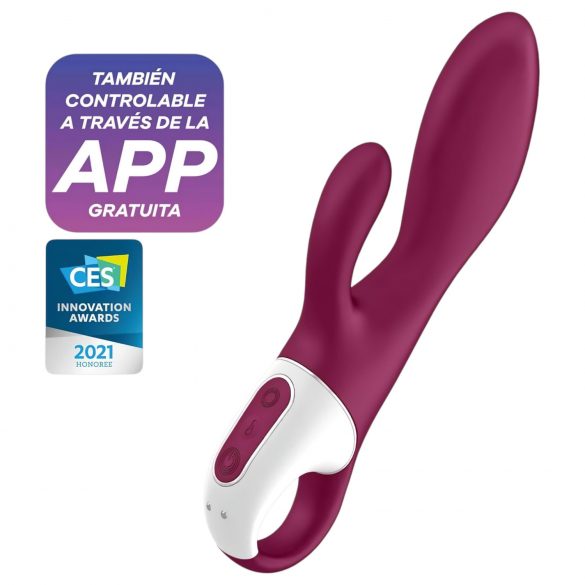 Satisfyer Heated Affair - vibrator încălzitor cu braț pentru clitoris (roșu)