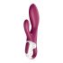 Satisfyer Heated Affair - vibrator pentru clitoris cu încălzire (roșu) 