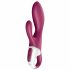 Satisfyer Heated Affair - vibrator pentru clitoris cu încălzire (roșu) 