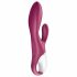 Satisfyer Heated Affair - vibrator pentru clitoris cu încălzire (roșu) 