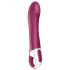 Satisfyer Big Heat - vibrator pentru punctul G cu încălzire și acumulator (roșu)