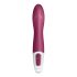 Satisfyer Big Heat - vibrator pentru punctul G cu încălzire și acumulator (roșu) 