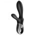 Satisfyer Heat Climax+ - vibrator anal inteligent, încălzitor, cu braț (negru)