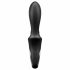 Satisfyer Heat Climax+ - vibrator anal inteligent cu încălzire (negru) 