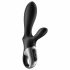 Satisfyer Heat Climax+ - vibrator anal inteligent cu încălzire (negru) 