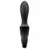 Satisfyer Heat Climax - vibrator anal inteligent cu încălzire (negru) 