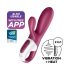 Satisfyer Hot Bunny - vibrator inteligent pentru clitoris cu încălzire (roșu) 